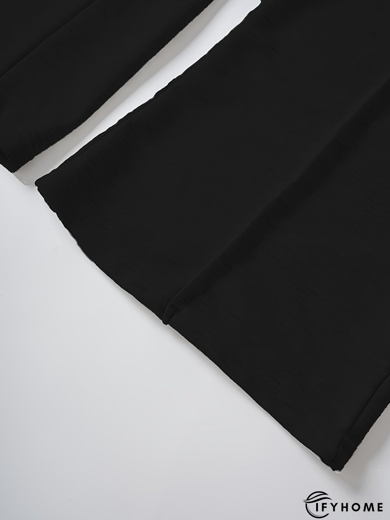 Wide Leg Drawstring Solid Color Athleisure Sports Pants | IFYHOME