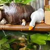 Fishing Cat Ornament Mini Cat Figurine Home Car Interior Decoration (7Pcs)