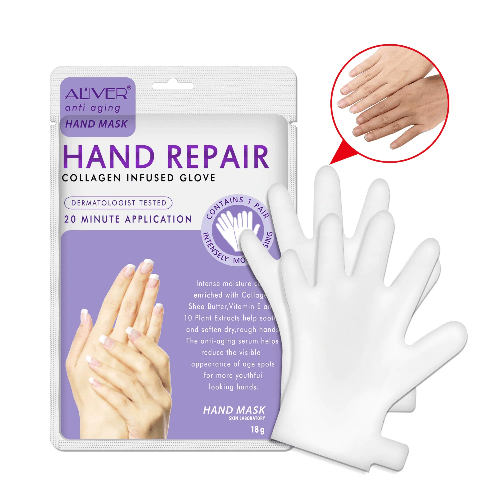Pornhint 2Pcs Moisturizing Hand Mask Silk Skiing Improves Dry Exfoliating Remove Dead