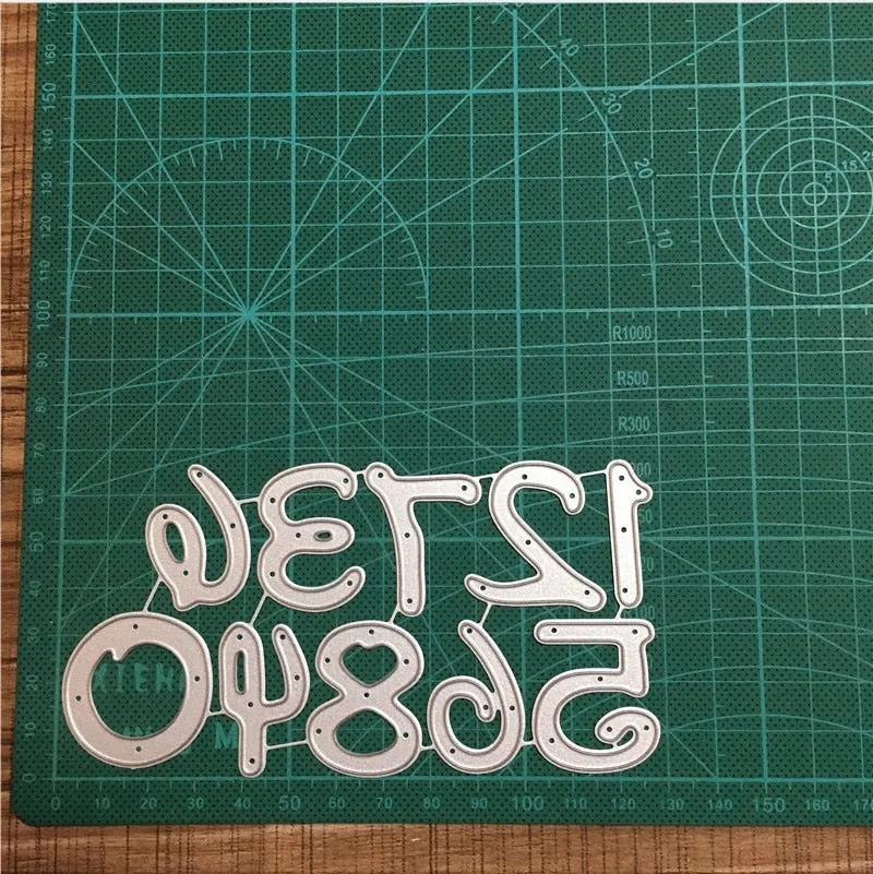 New Letter Dies Metal Cutting Dies Scrapbooking For Card Making Metal Craft Dies Alphabet Die Cuts Embossing