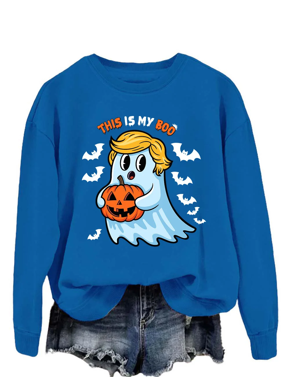 Trump Ghost Halloween Sweatshirt
