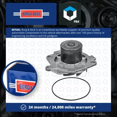 Water Pump BWP1770 Borg & Beck Coolant 46432248 46512248 46515970 46515972 New Parts