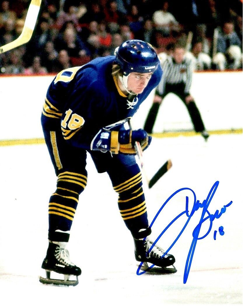 Signed 8x10 DANNY GARE Buffalo Sabres Autographed Photo Poster painting - COA