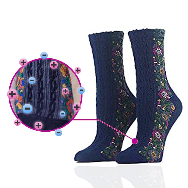 HeatDetox Floral Socks
