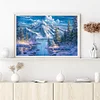 (70*50cm)Snow Mountain - Full Square Drill Diamond Painting