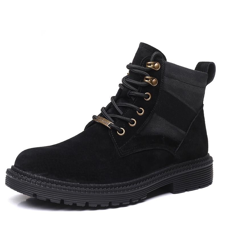 Autumn Martin boots men's British outdoor riding boots casual men's high-top shoes leather trendy brand men's boots | EGEMISS