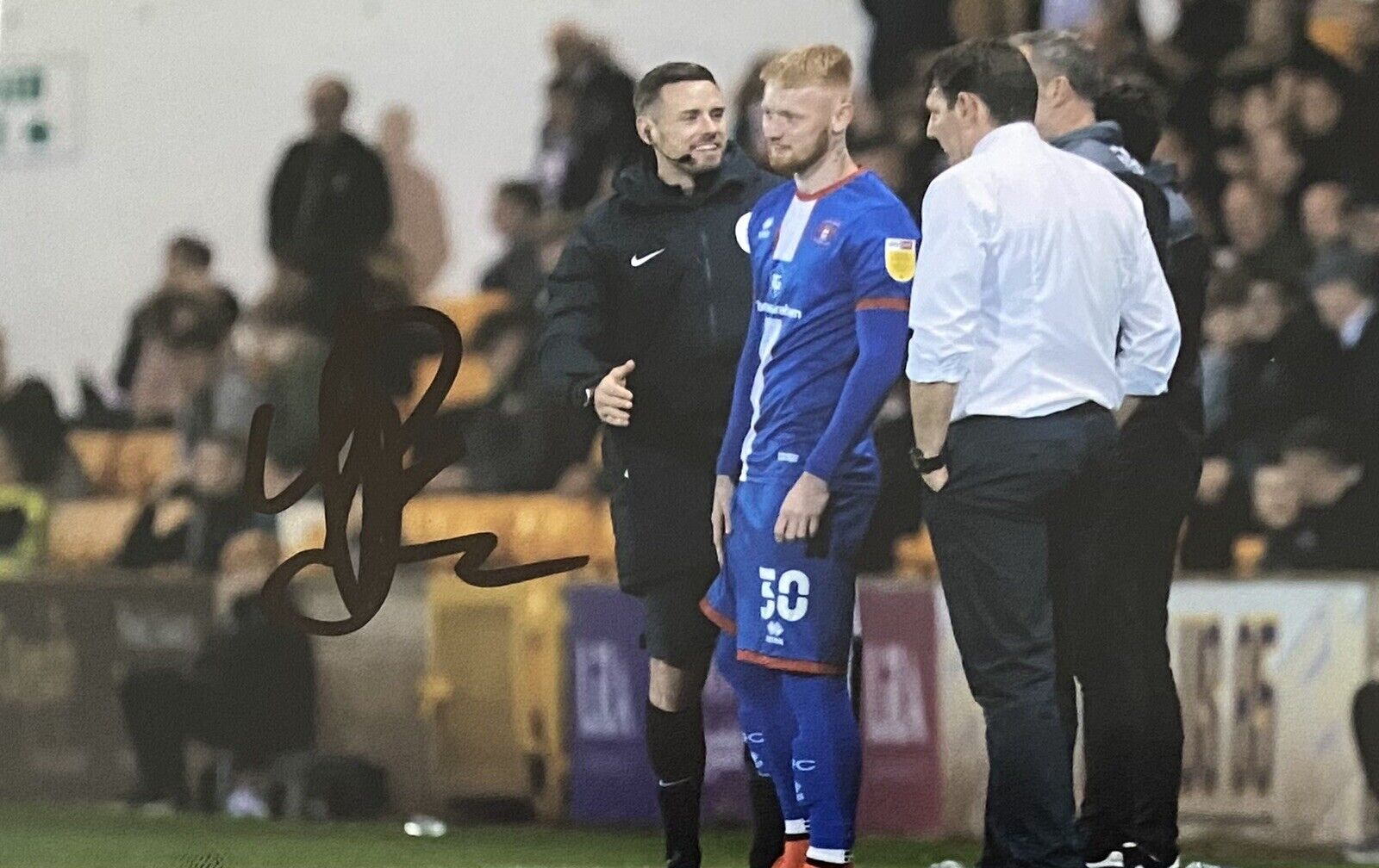 Brad Young Genuine Hand Signed Carlisle United 6X4 Photo Poster painting