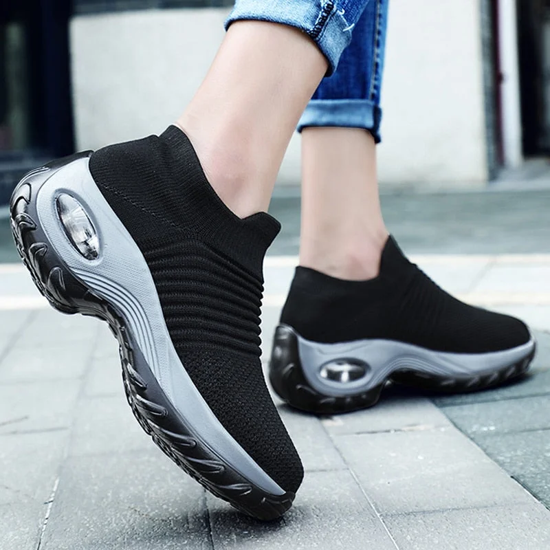 Hypersoft Sneakers Women 2021 Orthopedic Sneakers for Women Platform White Black Red Walking Shoes Women Women Casual Shoes
