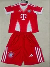 Joyfball 2025/2026 Kids Size Bayern Munich Home Football Jersey 1:1 Thai Quality
