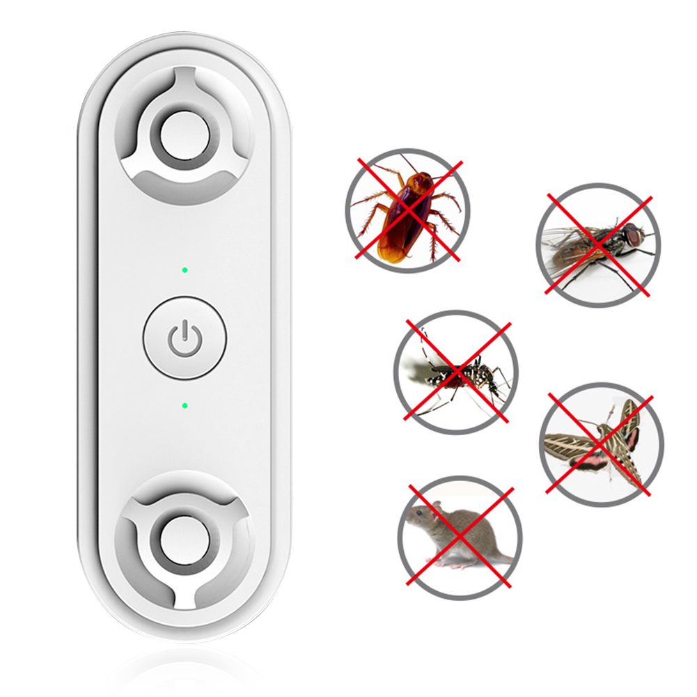 

Ultrasonic Anti Mosquito Rat Electronic Cockroach Trap Insect Pest Control, Green, 501 Original