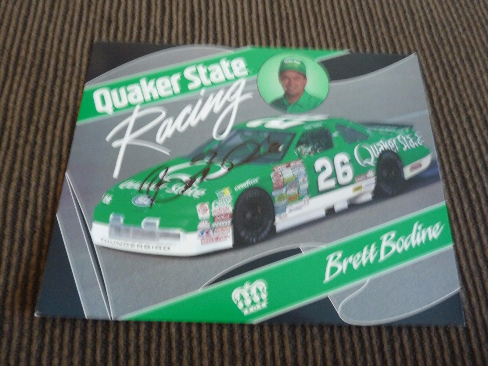 Brett Bodine Signed Autographed Nascar 8.5 x 11