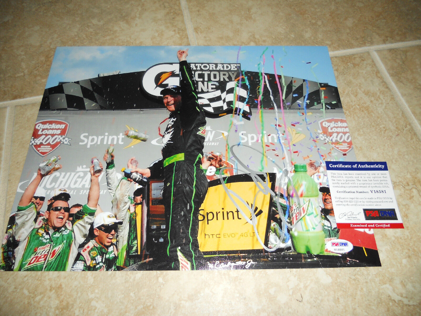 Dale Earnhardt JR Nascar Racing Signed Autographed 11x14 Photo Poster painting Certified #4 F3