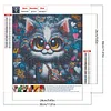 Diamond Painting-DIY Full Round Drill Cat