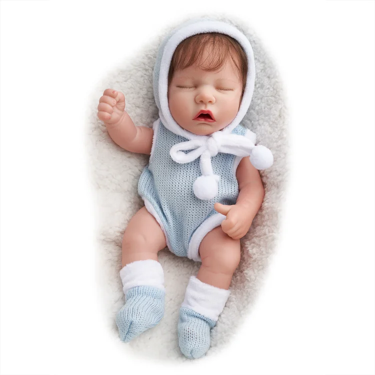 GSBO-Cutecozylife-Creativegiftss® 12 Inches Adorable Silicone Reborn Mini Baby named Doria Toy 2023