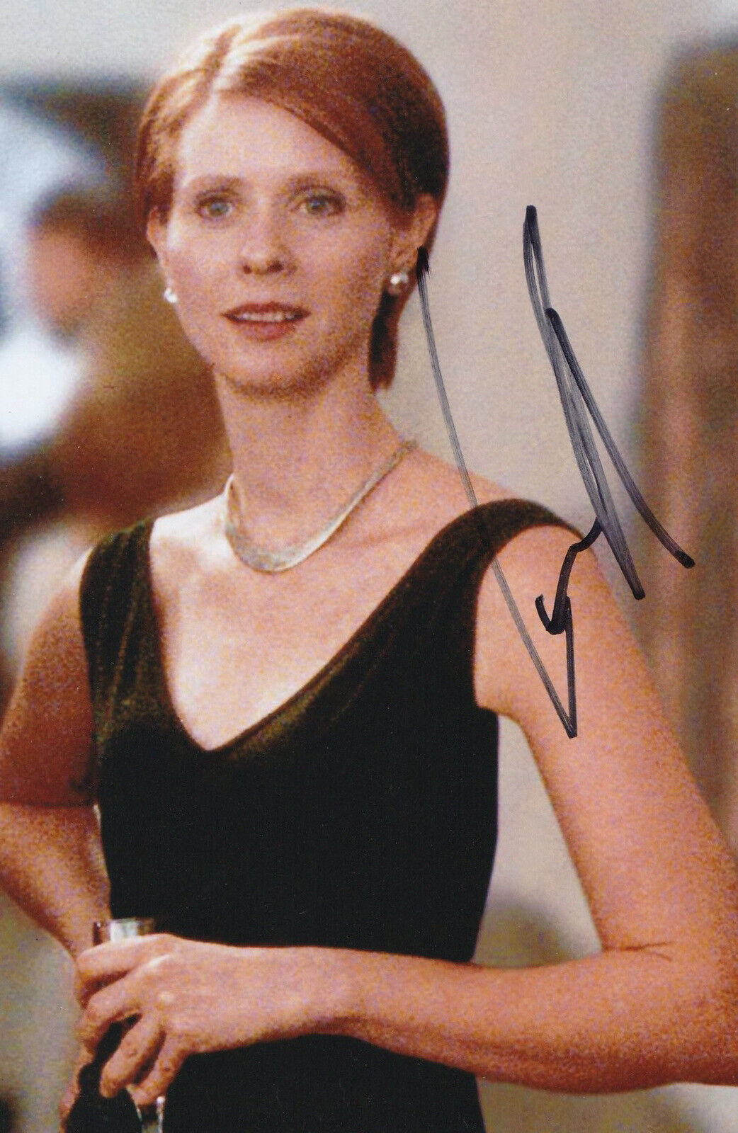 Cynthia Nixon Signed Sex And The City 6x4 Inch Photo Poster painting