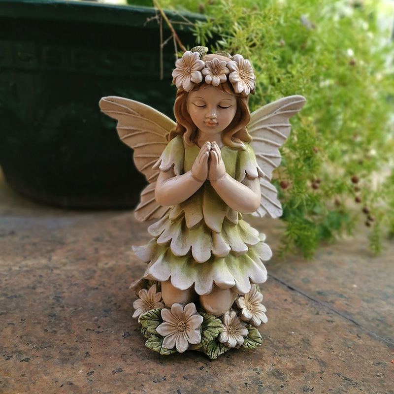 Retro Resin Flower Fairy Crafts
