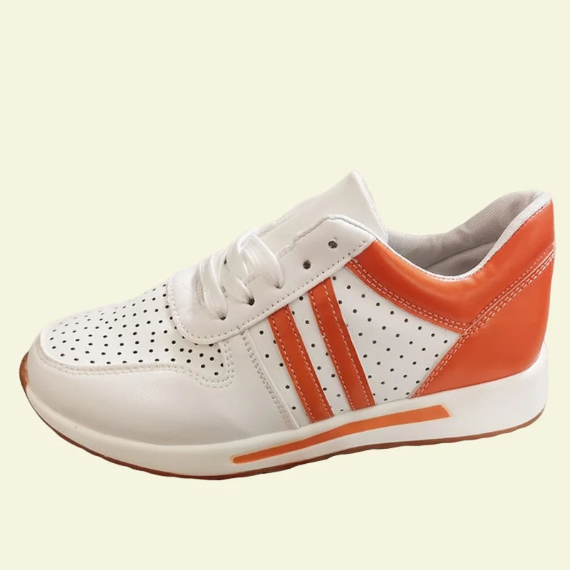 White Orthopedic Shoes Women Light Non-shock Sneakers Mesh Sporty Fashionable