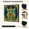 12 Zodiac Signs DIY Pearl Painting Kit with Frame for Adults 20x20cm