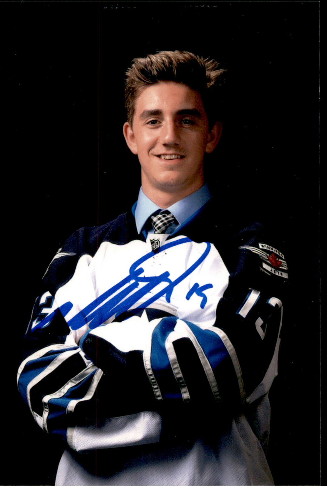 Nic Nicolas Petan SIGNED autographed 4x6 Photo Poster painting WINNIPEG JETS #12