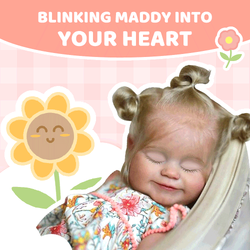  [Heartbeat💖 & Sound🔊] 20" Handmade Reborn Baby Open Eyes Doll Reborn Baby Toddlers Girl with Delicate Reborn GIft  - Reborndollsshop®-Reborndollsshop®