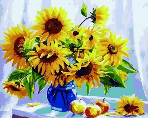 Paint by Numbers Kit for Adults by Alto Crafto - Sunflowers、bestdiys、sdecorshop