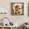 Diamond Painting -DIY Full Round Drill Cute Cat(40*40 CM)