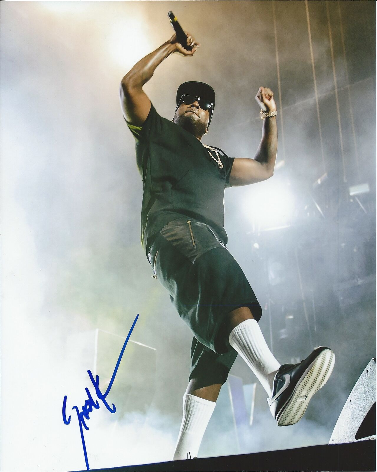 YOUNG JEEZY (Lil Wayne, DJ Drama Kanye West) signed autographed 8X10 Photo Poster painting w/COA