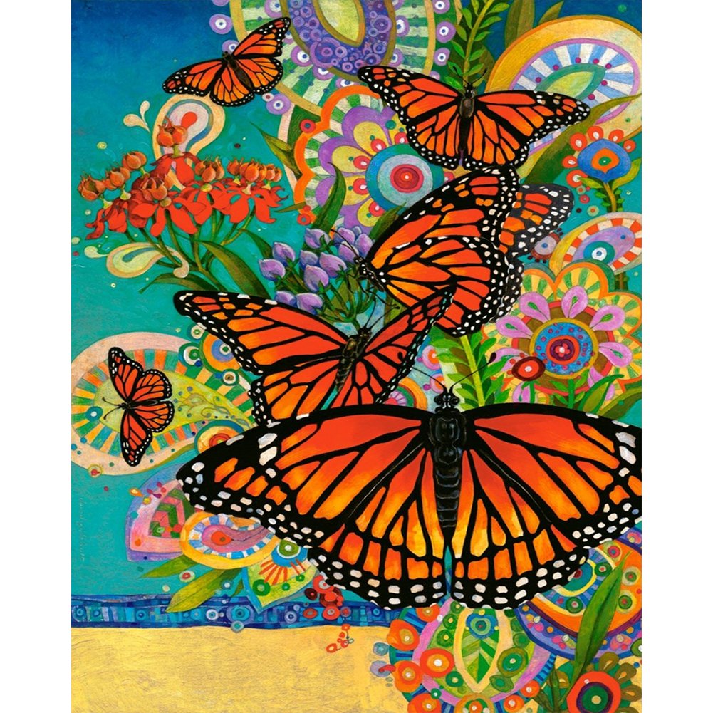 DIY Painting By Numbers Butterfly40*50cm