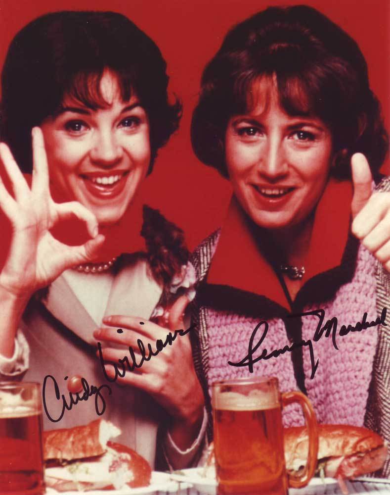 Laverne & Shirley AUTHENTIC Cast Autographed Photo Poster painting SHA #10794