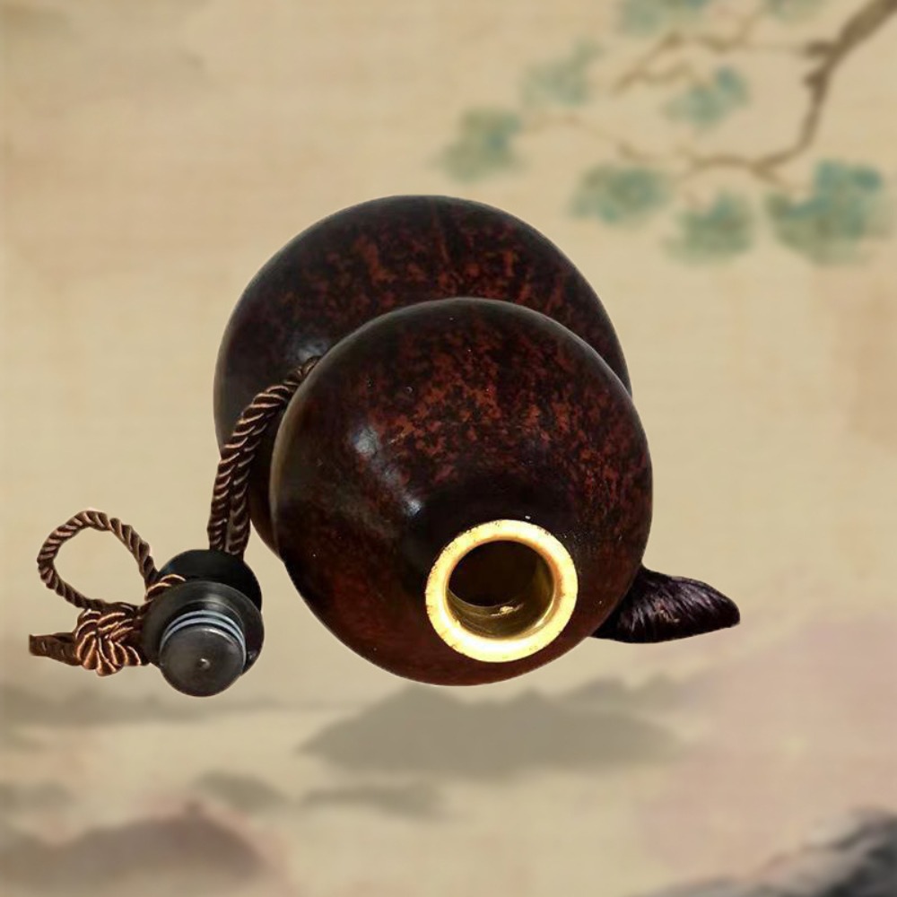 Tegooe Retro Gourd Shape Water Bottle Large Capacity