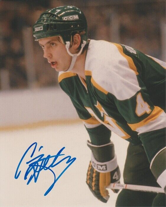 Craig Hartsburg Minnesota North Stars Autographed 8x10 Photo Poster painting CFS COA