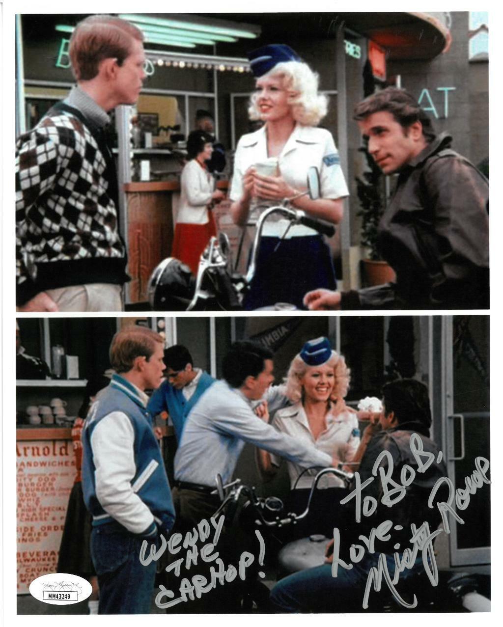 Misty Rowe Signed Happy Days Authentic Autographed 8x10 Photo Poster painting JSA #MM43249