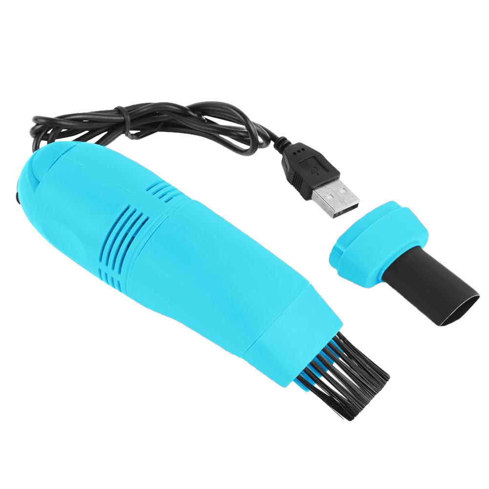 

Mini Computer Vacuum Usb Keyboard Cleaner Pc Laptop Dust Brush, Light blue, 501 Original