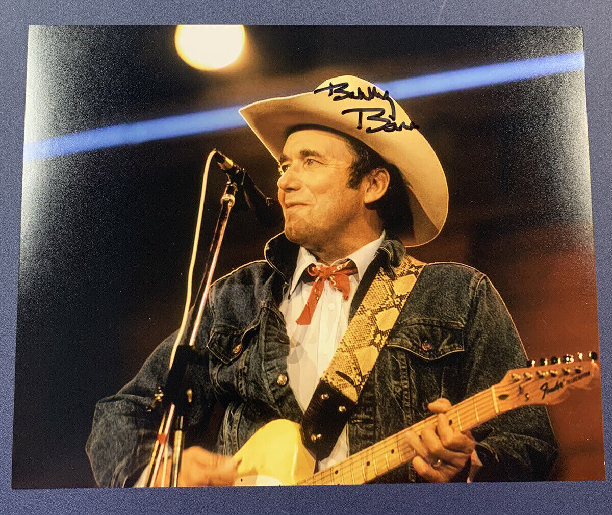 BOBBY BARE HAND SIGNED 8x10 Photo Poster painting COUNTRY MUSIC STAR LEGEND RARE AUTOGRAPHED COA