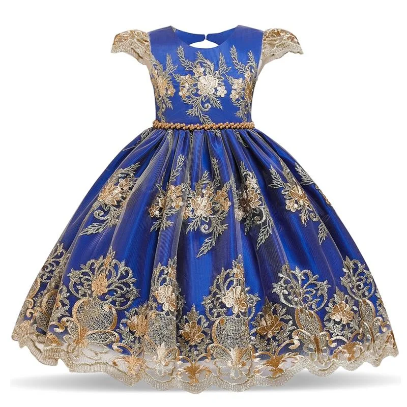 Fancy Cosplay Princess Dresses For Wedding Halloween Party Costume Kids Party Birthday Print Star Dress Girls Holiday Clothes
