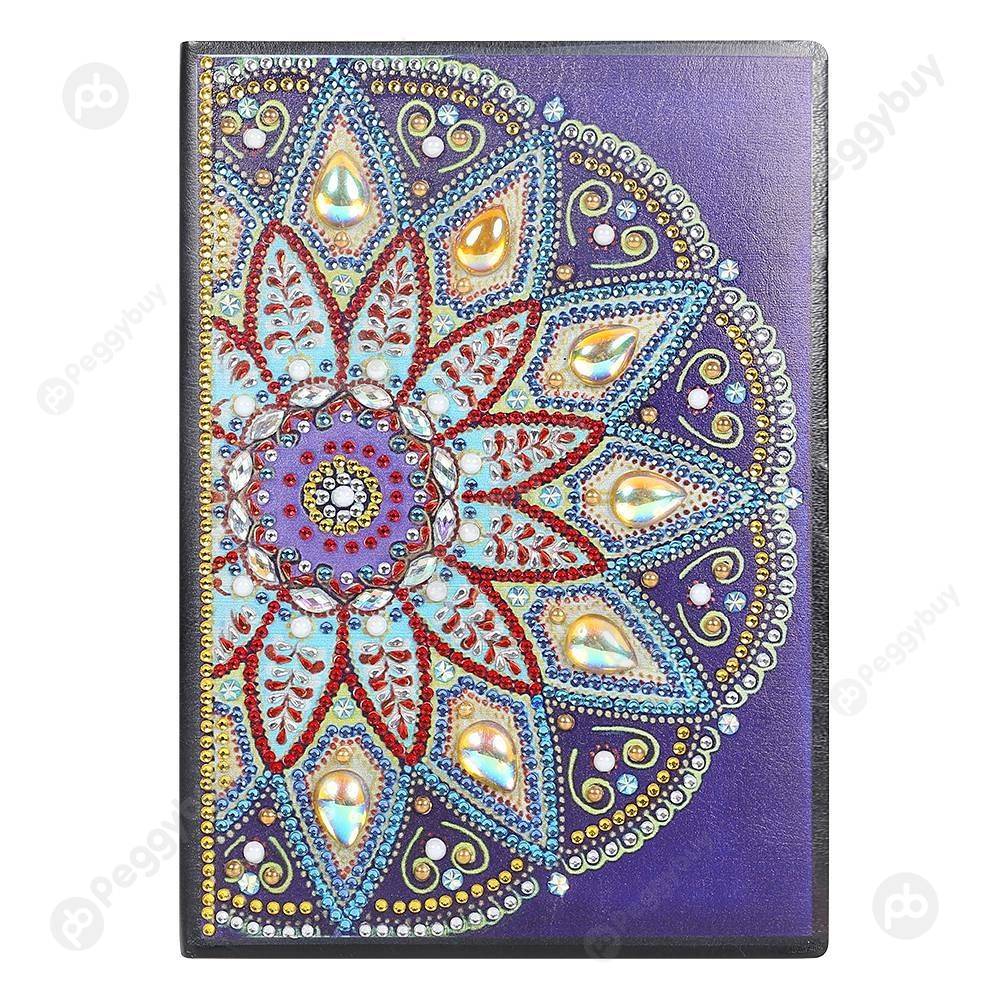 

Mandala-DIY Creative Diamond 50 Pages A5 Notebook, 501 Original