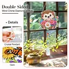 2pcs Hedgehog Diamond Painting Double-sided Crystal Window Suncatcher Craft Set Birthday Gifts Home Garden Decor Hanging Kit
