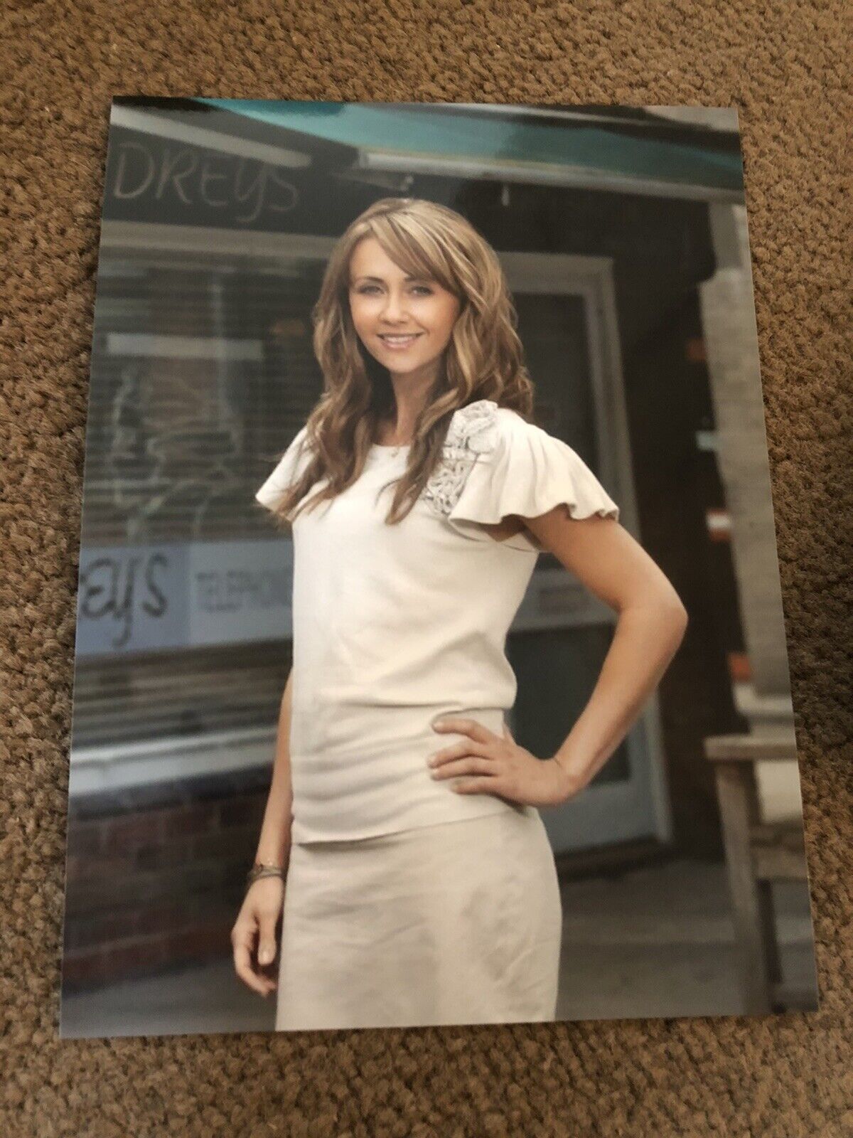 SAMIA LONGCHAMBON (CORONATION STREET) UNSIGNED Photo Poster painting- 7x5”