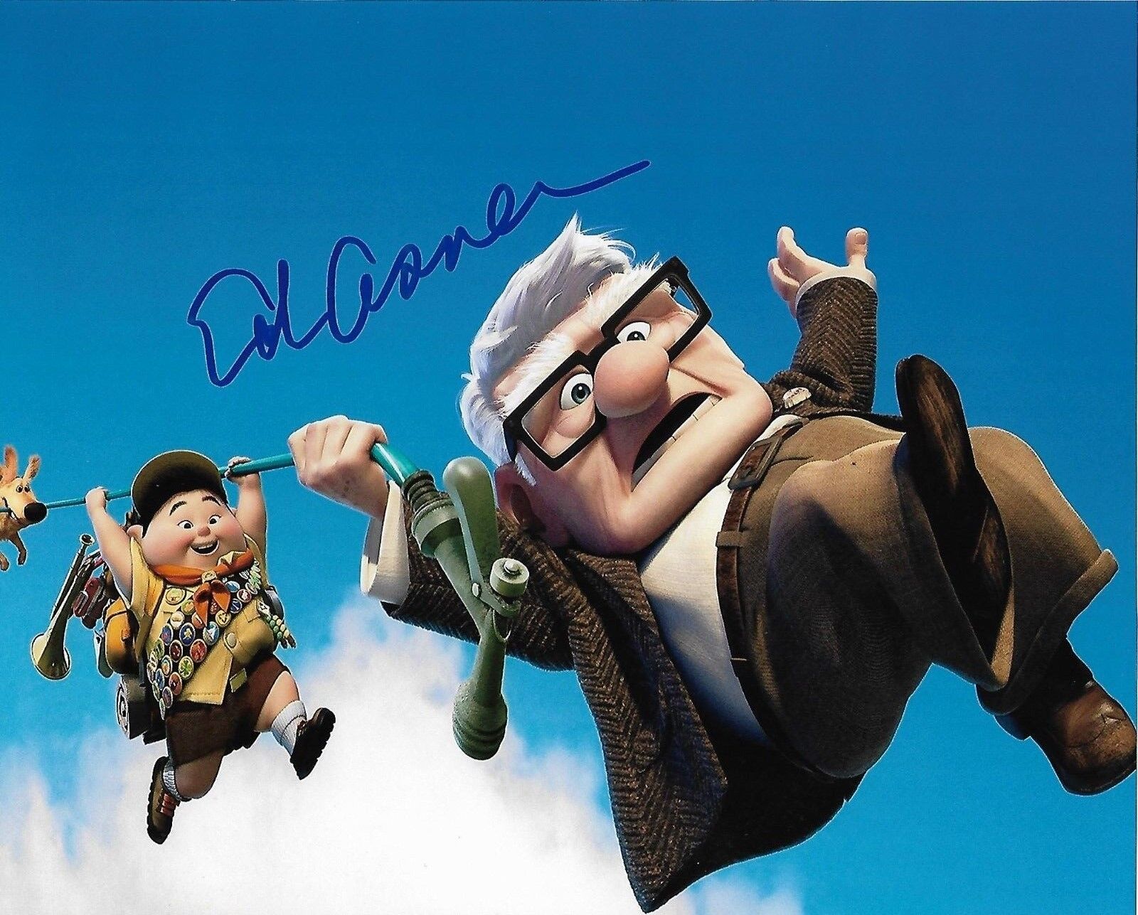 ED ASNER signed autographed DISNEY MOVIE UP CARL 8x10 Photo Poster painting w/COA PROOF