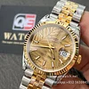 Rolex DateJust m126233-0043 two tone 36mm Yellow Gold with Golden Palm Dial Super clone