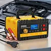 12V/24V Car Battery Charger with Cable Clamps & LCD Display Automatic Chargers and Maintainer for Car Motorcycle Lawn Mower