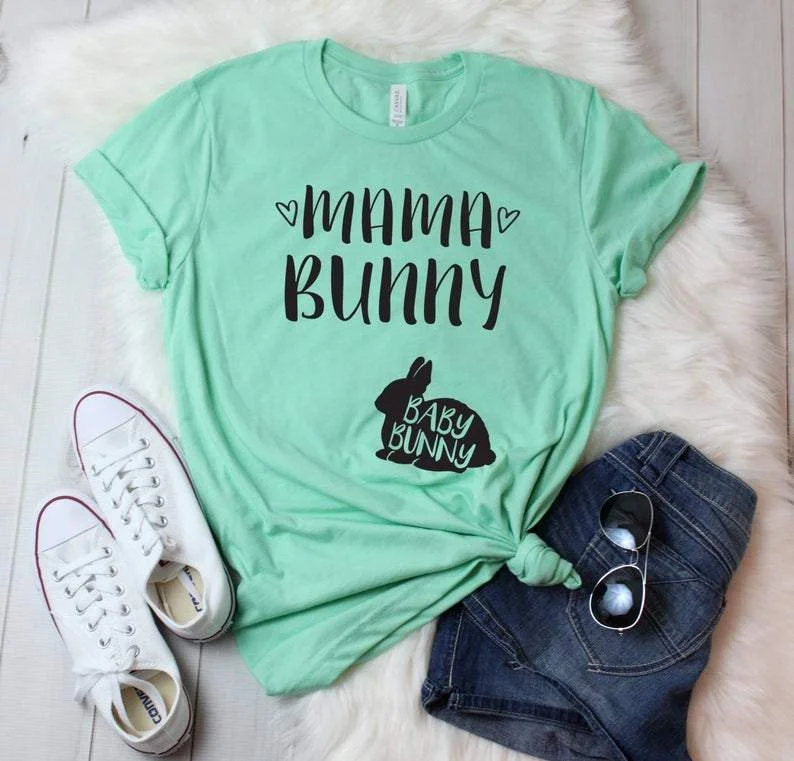 Mama Bunny Baby Bunny T-shirt