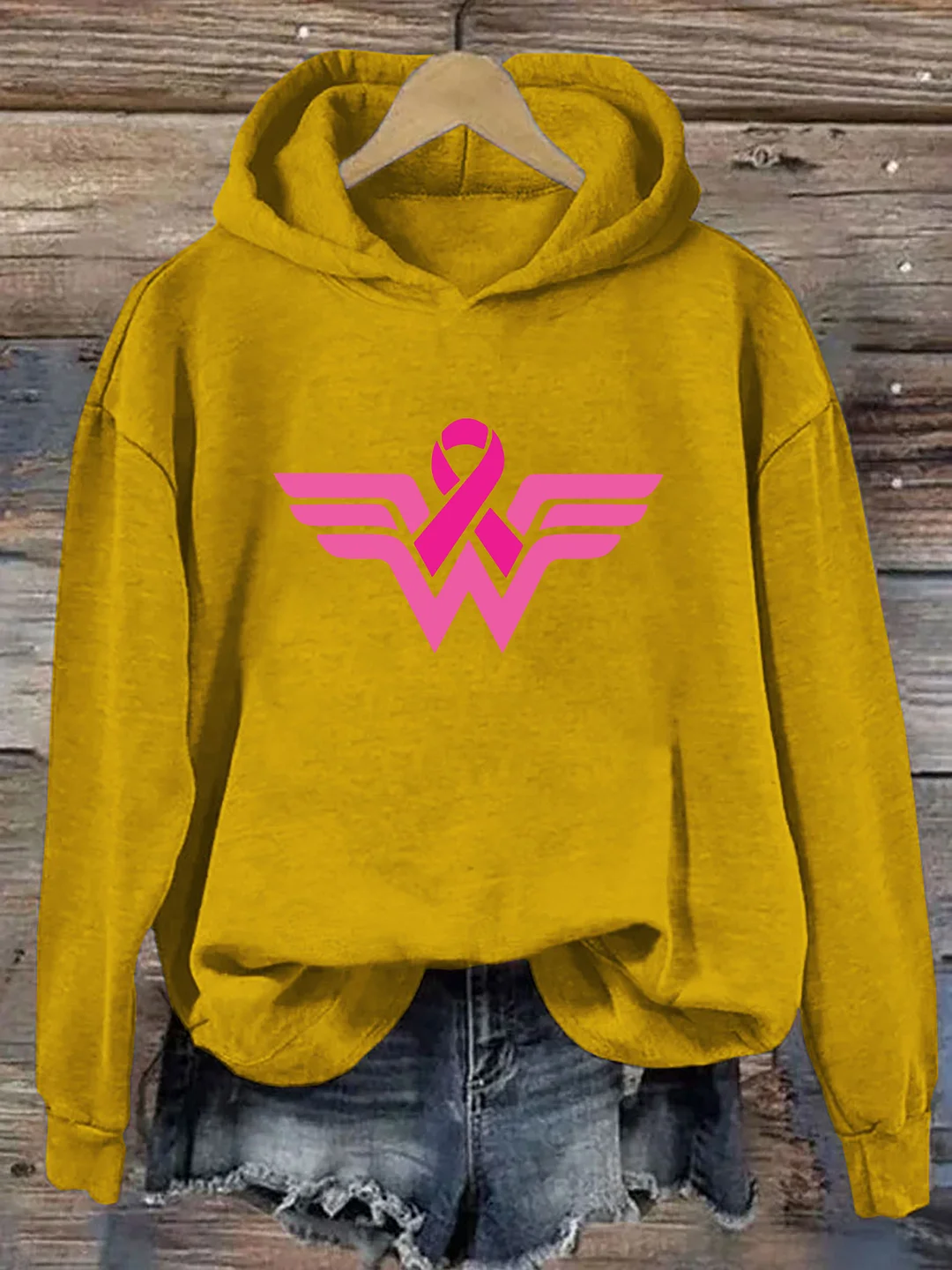 Cancer Ribbon Wonder Hoodie