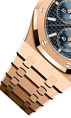 Rose gold 904L steel night blue dial-automatic watch-41mm