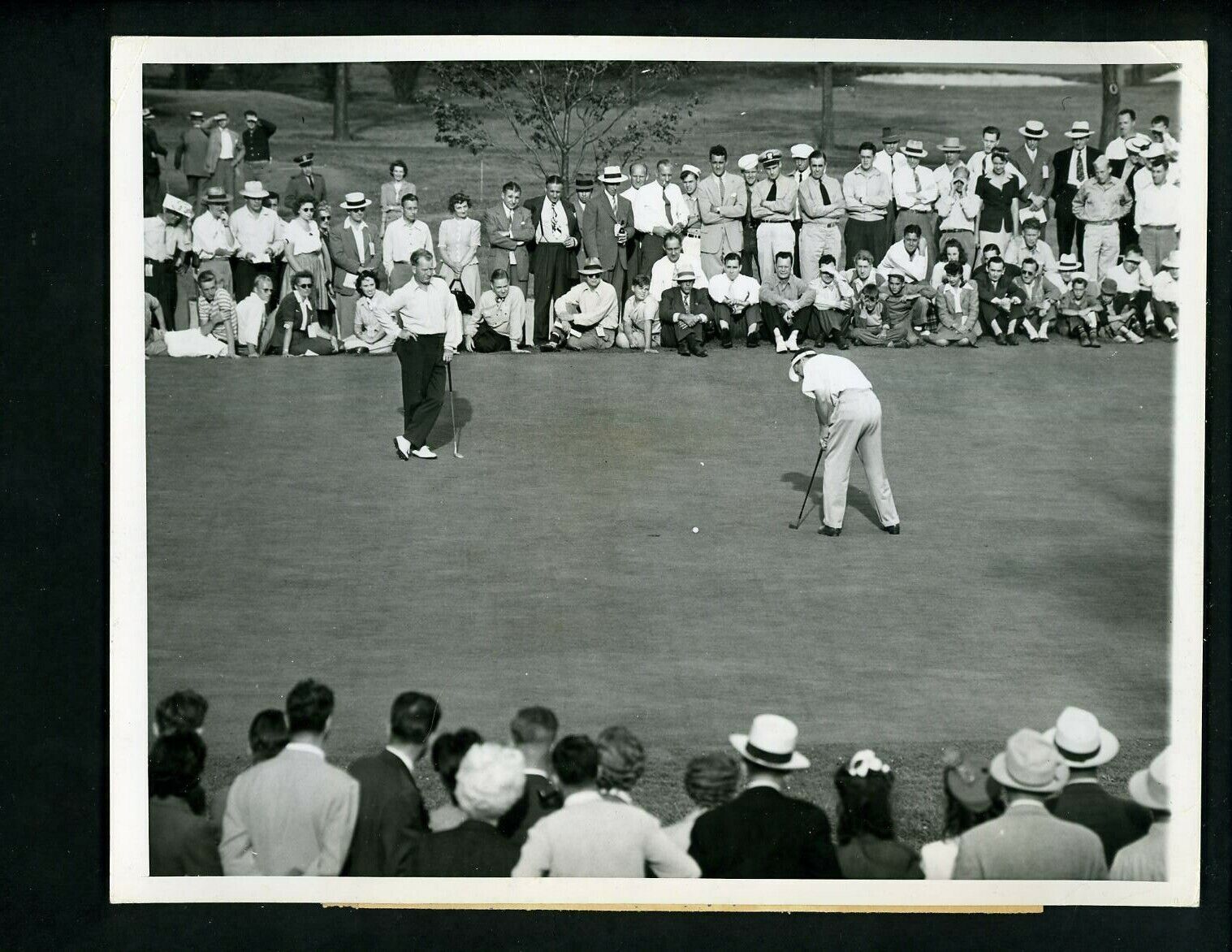 Byron Nelson 1944 Press Photo Poster painting All American Open Golf Championship Tam O'Shanter