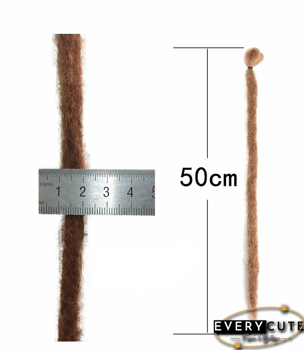 Wig Dirty Plait Handmade Dirty Plait Reggae Dirty Plait 20 Inch Monochrome