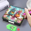 Abstract Birds PU Diamond Painting Notecard Box 5D DIY Diamond Art Note Box