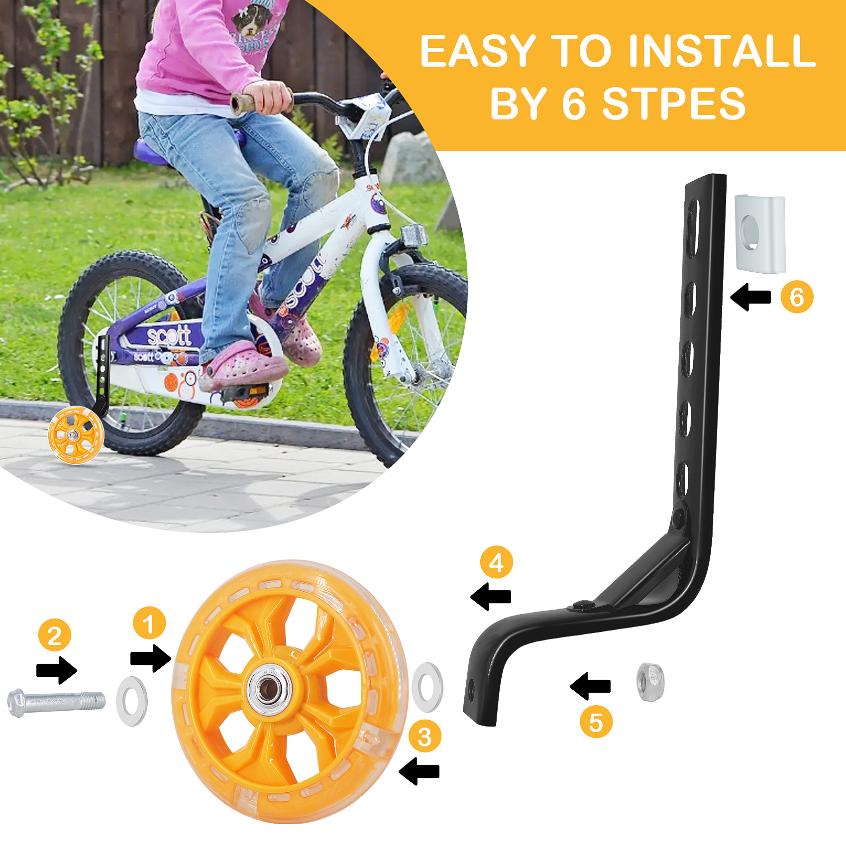 homemade training wheels
