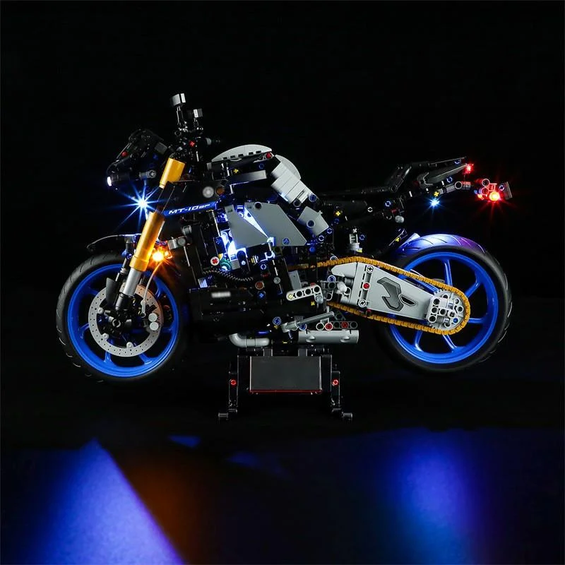 Racing Motorcycle Building Blocks | 1478-Piece Collector's Grade