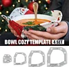Bowl Cozy Template Cutting Ruler Set (With Instructions)